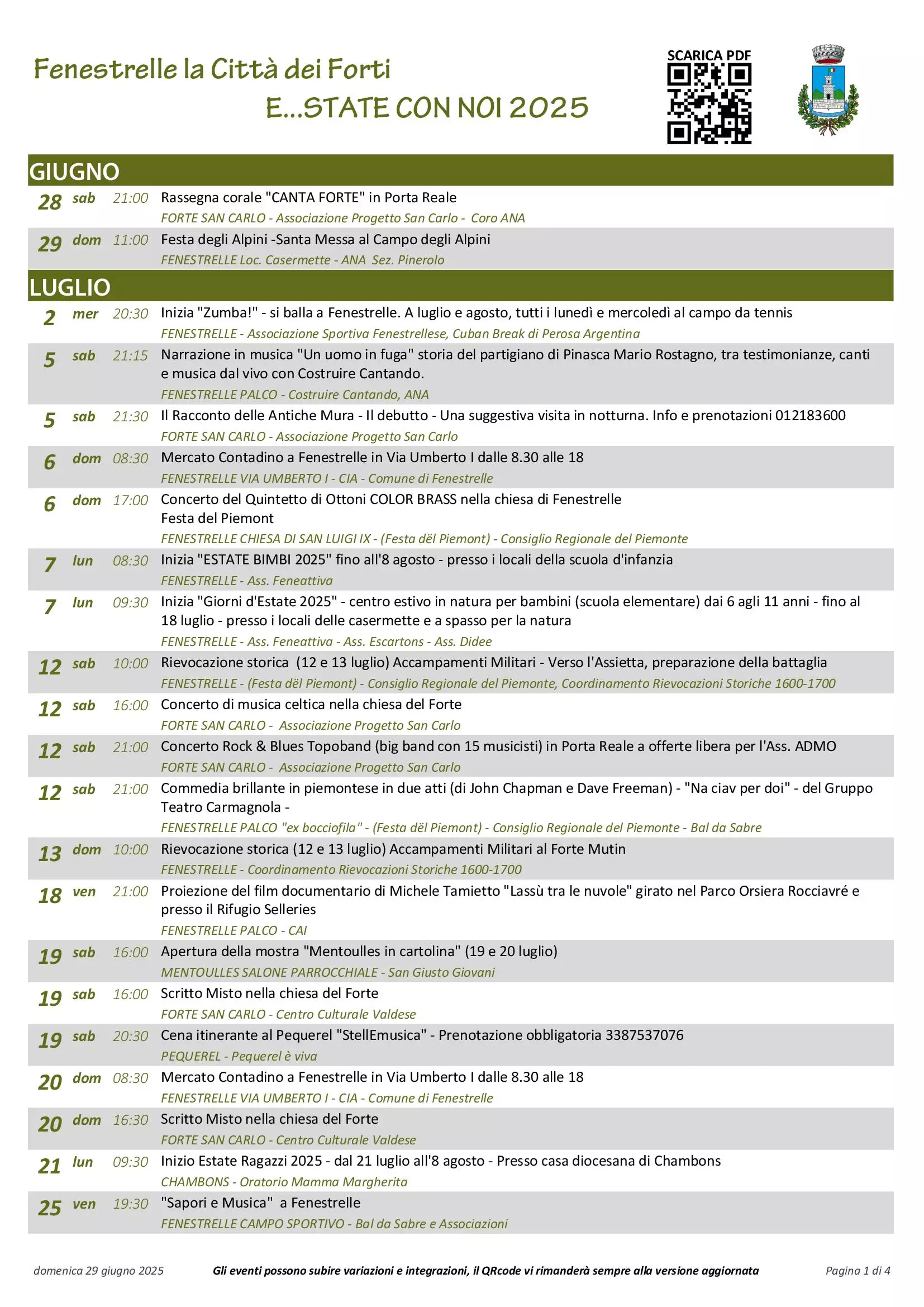 prima pagina